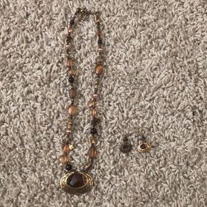 necklace and earring set
